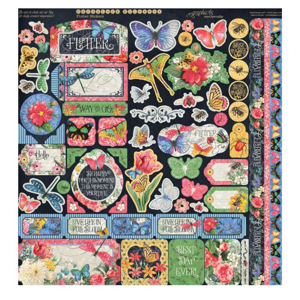 Flutter 12x12 Keepsake Quarterly Kit with Exclusive Metal Die Set {clearance}