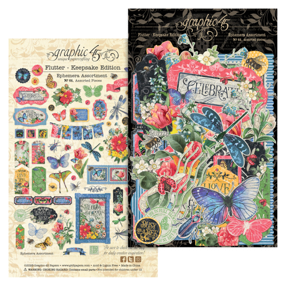 Flutter 12x12 Keepsake Quarterly Kit with Exclusive Metal Die Set {clearance}