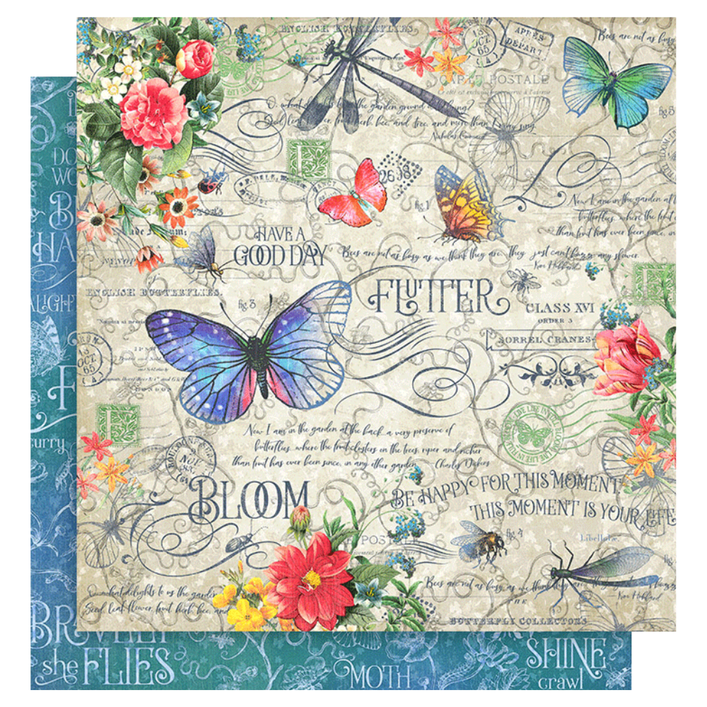 Flutter 12x12 Keepsake Quarterly Kit with Exclusive Metal Die Set {clearance}