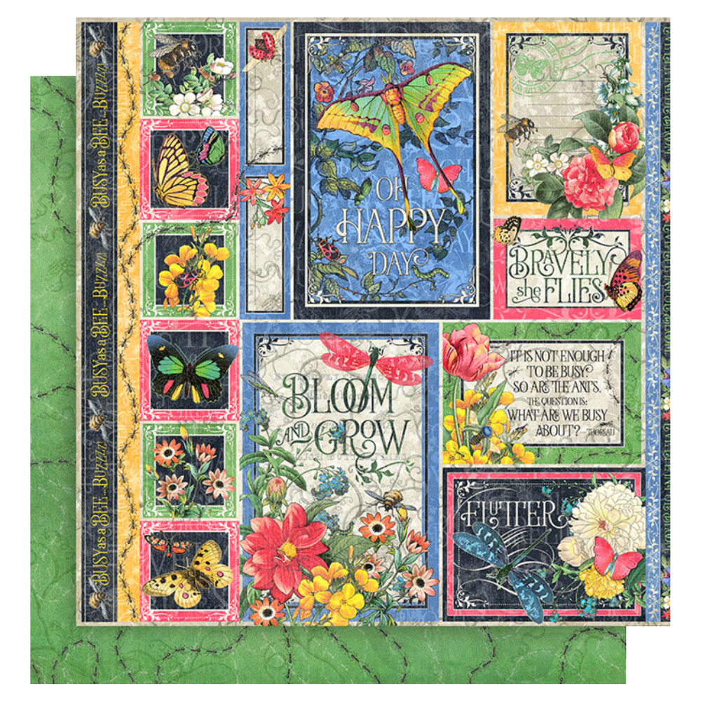 Flutter 12x12 Keepsake Quarterly Kit with Exclusive Metal Die Set {clearance}