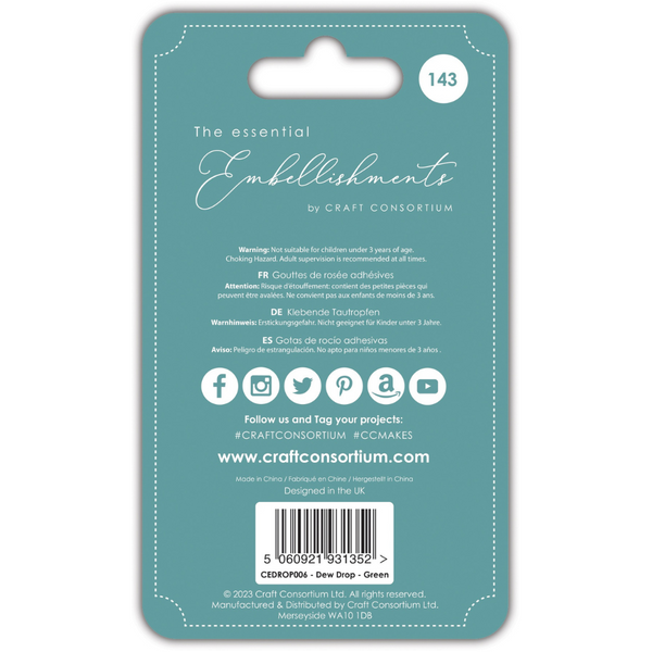 Green Essential Adhesive Dew Drops