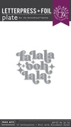 Fa La La BetterPress + Foil Set | Very Merry Collection