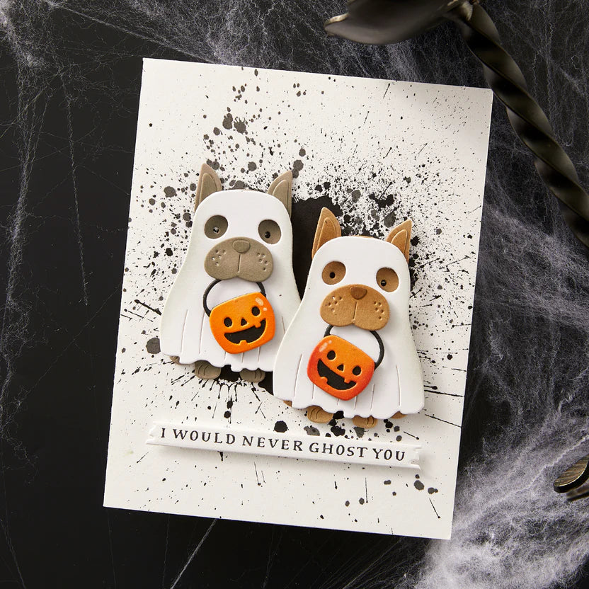 Woof-or-Treat Etched Die Set | Happy Haunting