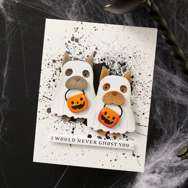 Woof-or-Treat Etched Die Set | Happy Haunting