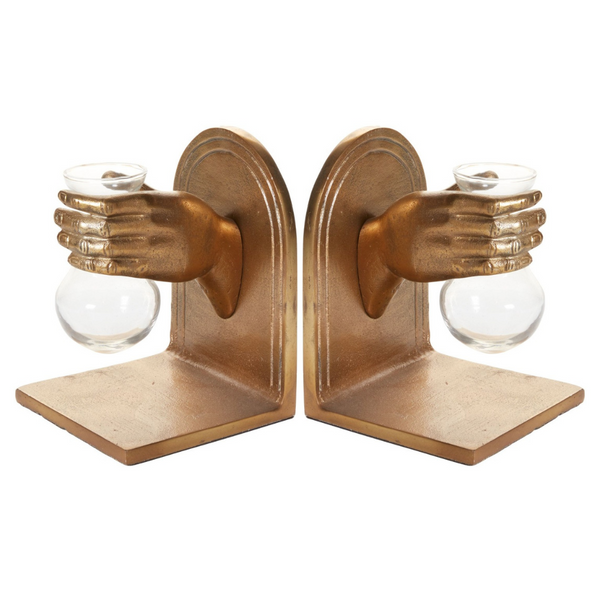 Handheld Bookend Vase {Pair}