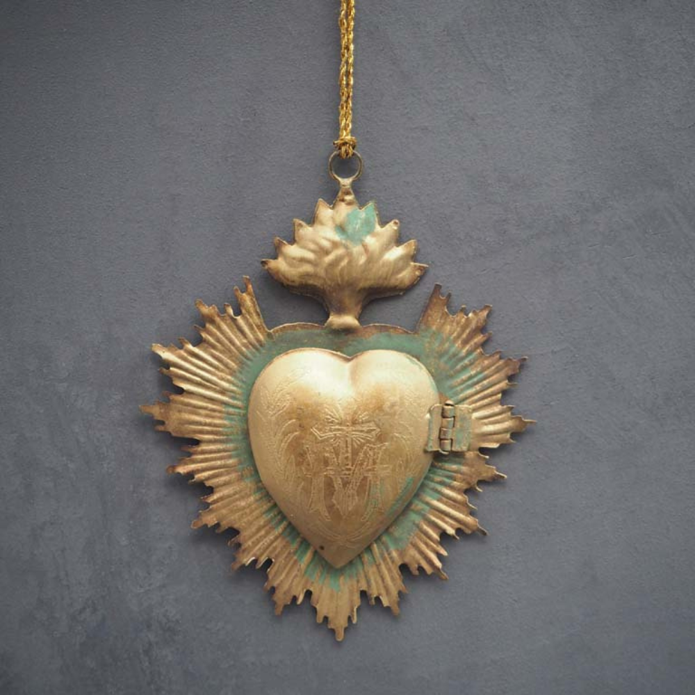 Ex Voto Verdigris Gold Box