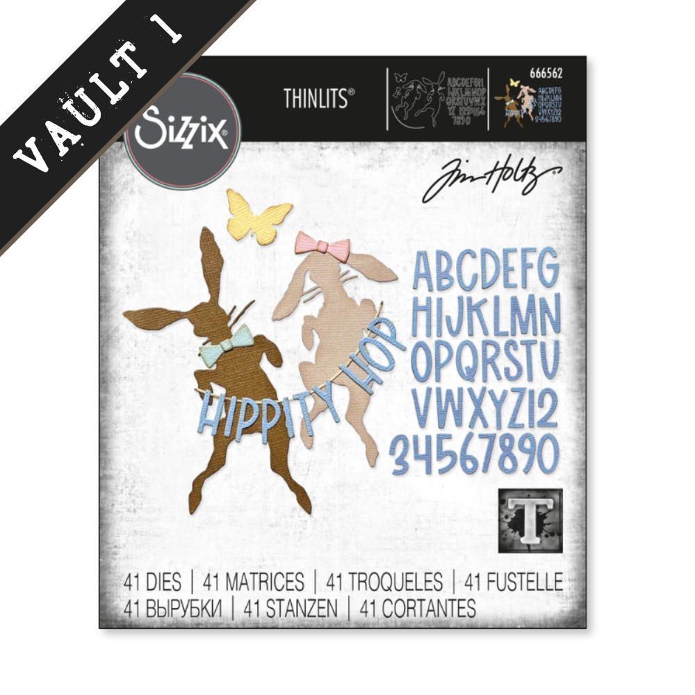 Hippity Hop Die Set | Tim Holtz Vault Release No. 1