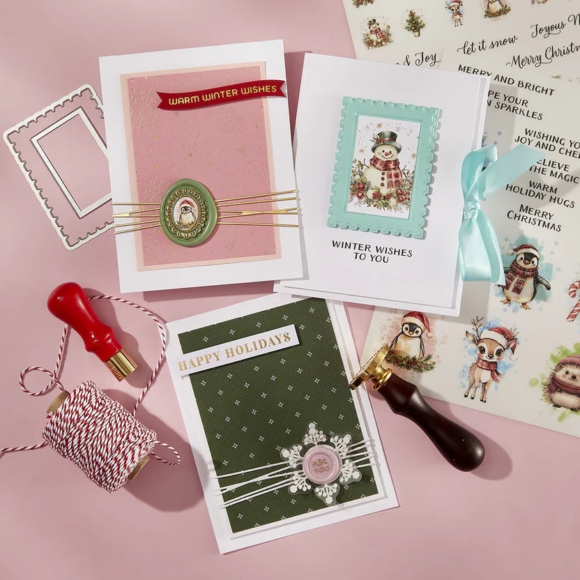 Frames 2-Pack Wax Seal Stamps | Holiday Magic