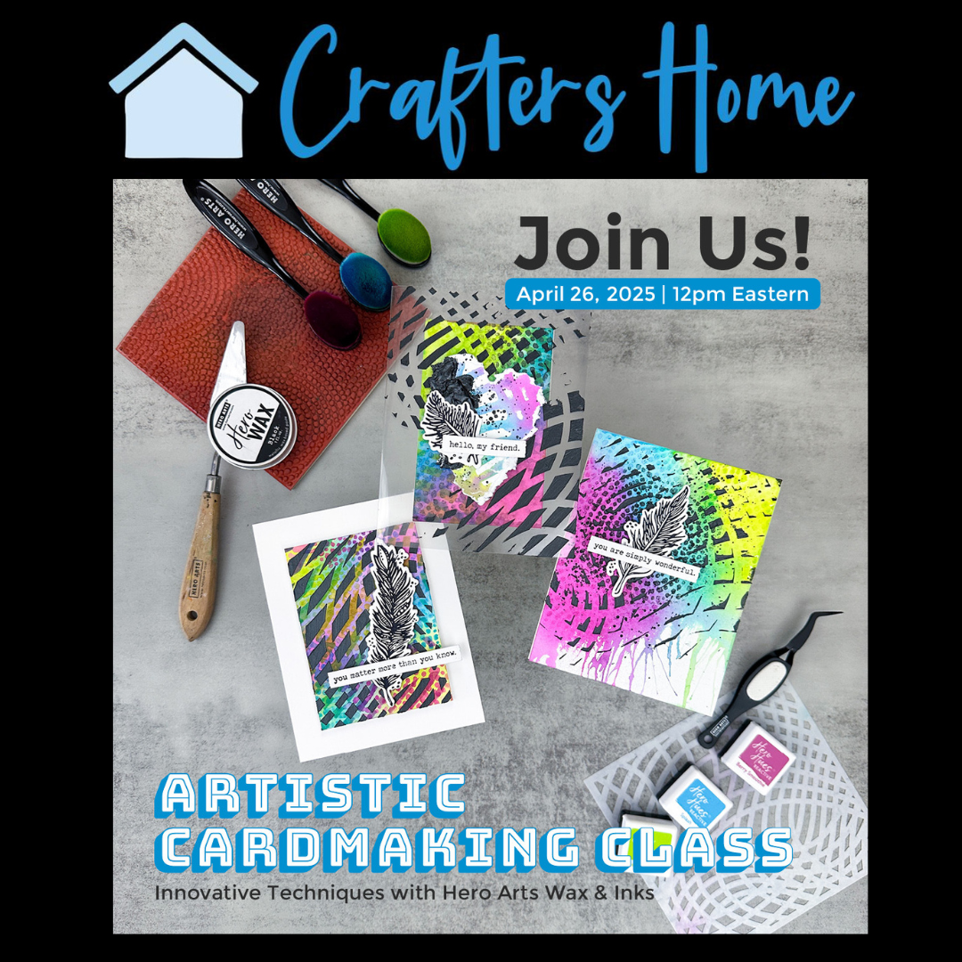 {past event} 04/26: Artistic Cardmaking Class w/ Channin Pelletier | Virtual Event w/ in-store Craft Along