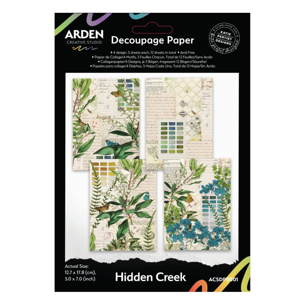 Hidden Creek Decoupage Paper