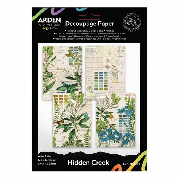 Hidden Creek Decoupage Paper