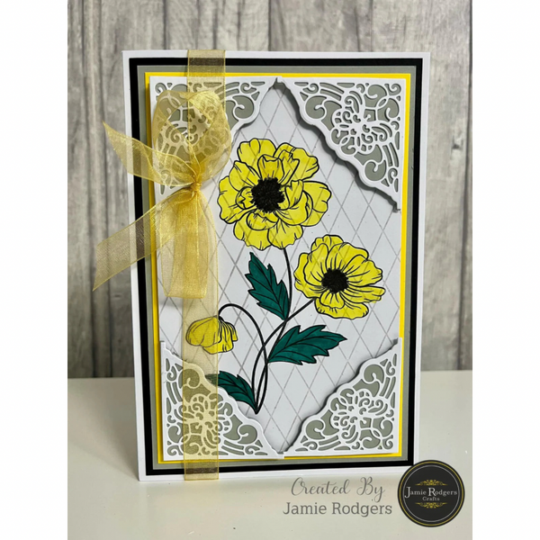 Lattice Elegance Clear Stamp Set