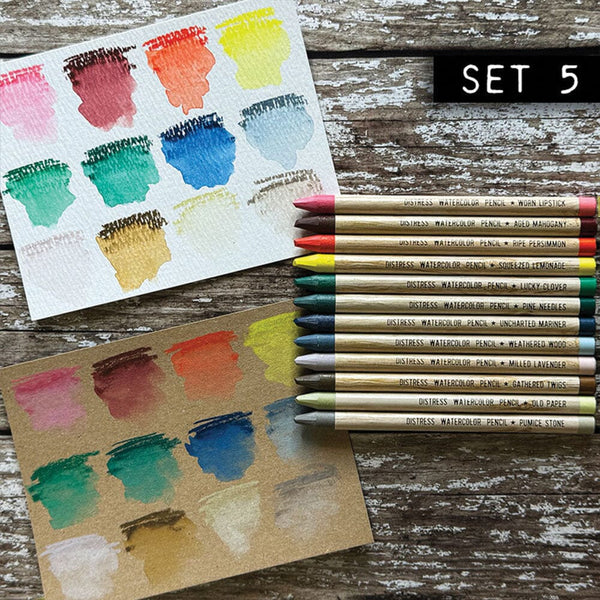 Distress Watercolor Pencils {Set 5}