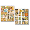 Grungy Tags Mixed Media Sticker Set