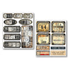 Grungy Tags Mixed Media Sticker Set