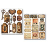 Grungy Tags Mixed Media Sticker Set