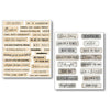 Little Words Mixed Media Sticker Set