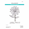 Sculpted Scripted Floral Stamp + Die Set