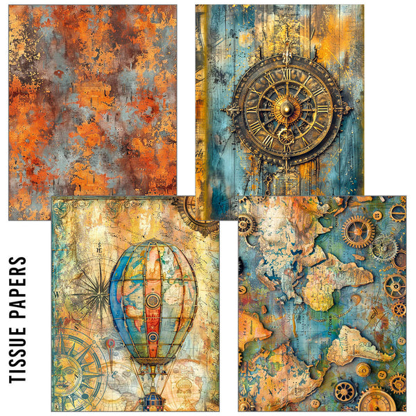 Past Time Craftmix A5 Tissue + Vellum Variety