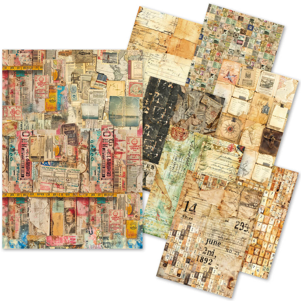Journey Ahead Craftmix A5 Tissue + Vellum Variety