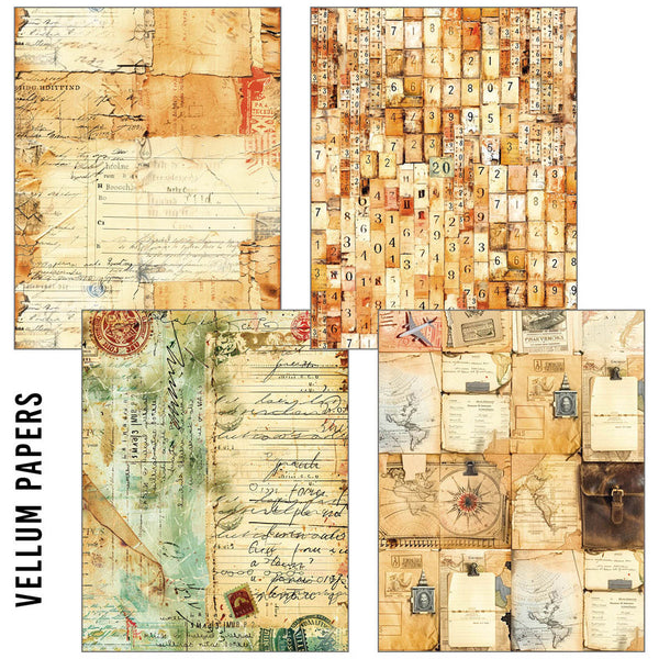 Journey Ahead Craftmix A5 Tissue + Vellum Variety