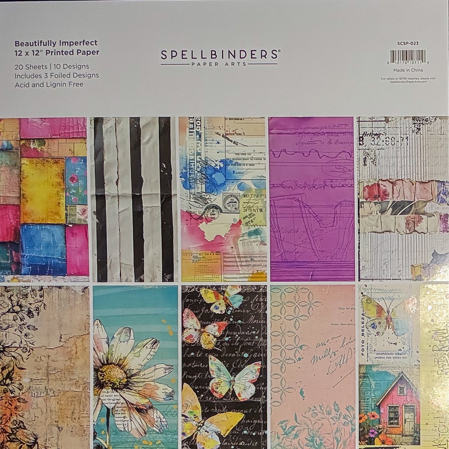 Beautifully Imperfect Designer 12x12 Paper Pack