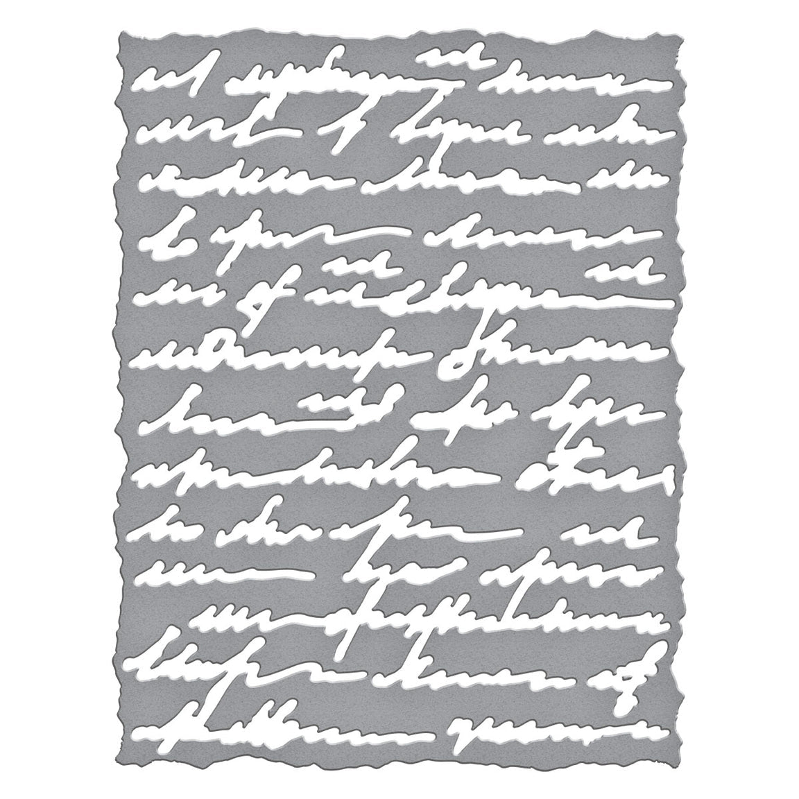 Deckled Edge Script Die Set | Beautifully Imperfect