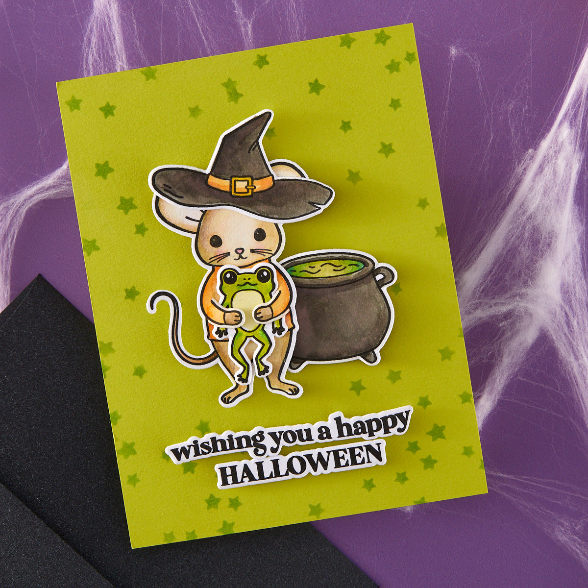 Tricks & Treats Stamp / Stamp + Cut Set | Hocus Pocus