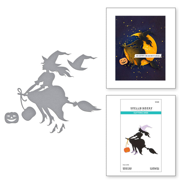Witchin’ Heels Etched Die Set | Happy Haunting