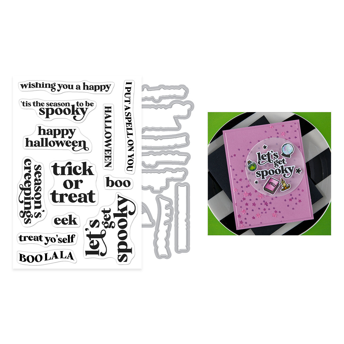 Season’s Creepings Stamp + Cut Set | Hocus Pocus