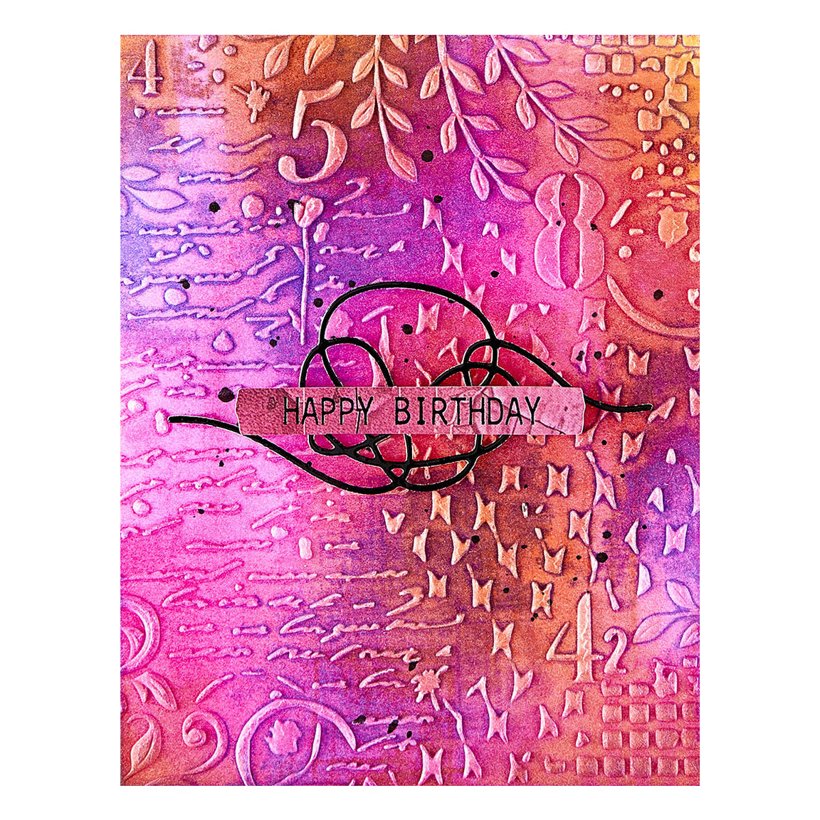 Distress Mix 3D Embossing Folder | Beautifully Imperfect