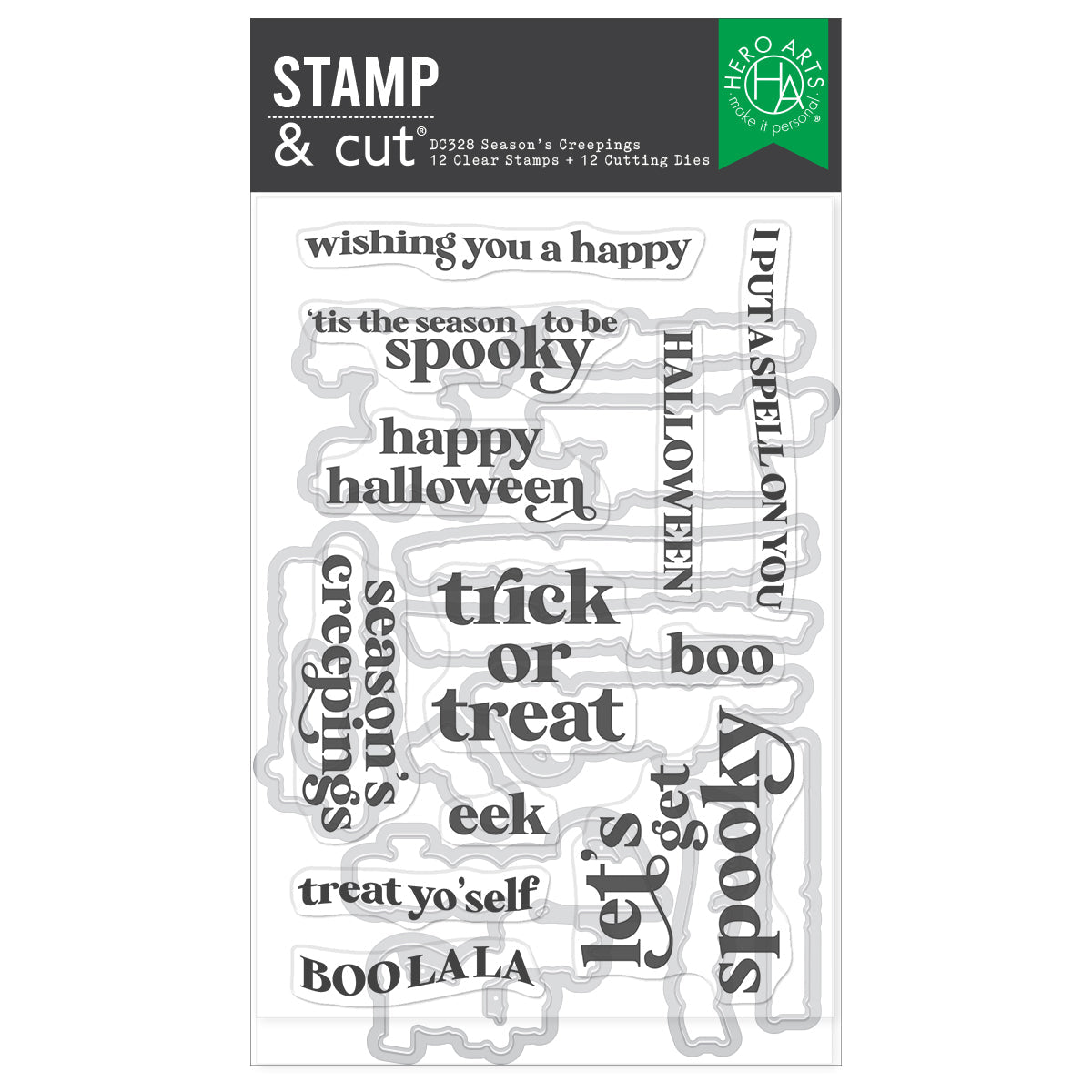 Season’s Creepings Stamp + Cut Set | Hocus Pocus
