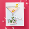 Olive Martinis Etched Dies | Happy Hour