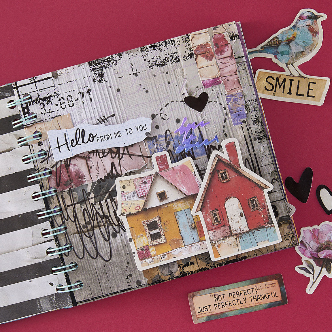 Beautifully Imperfect Die Cut Sentiments