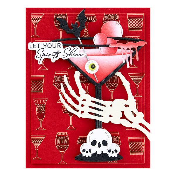 Boos! Cocktails Etched Dies | Happy Hour