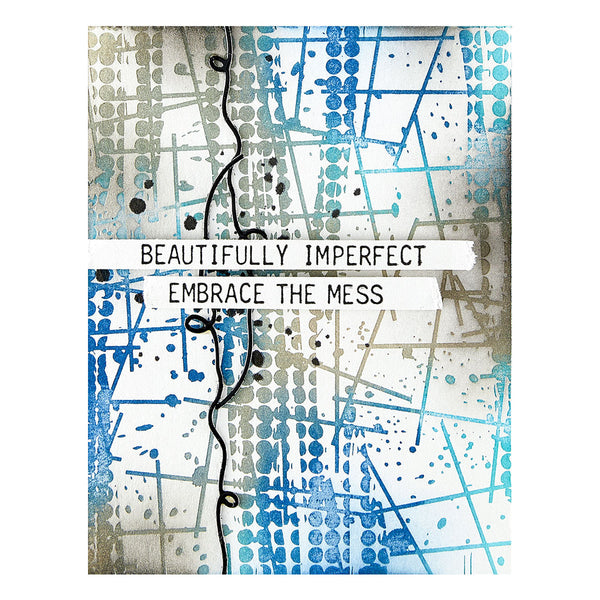 Grungy Background Press Plate | Beautifully Imperfect