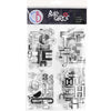 Design Letters 6x8 Clear Stamp Sets | Bad Girls