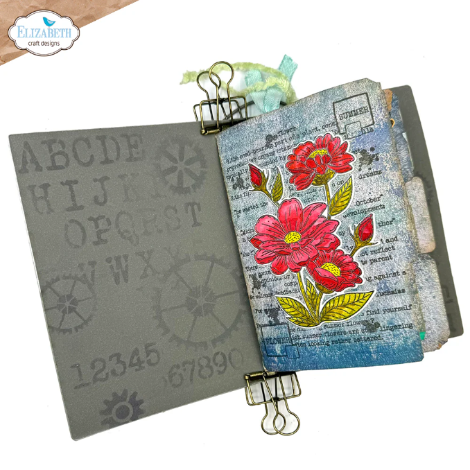 Summer Flower Stamp and Die Set | Art Journal Specials