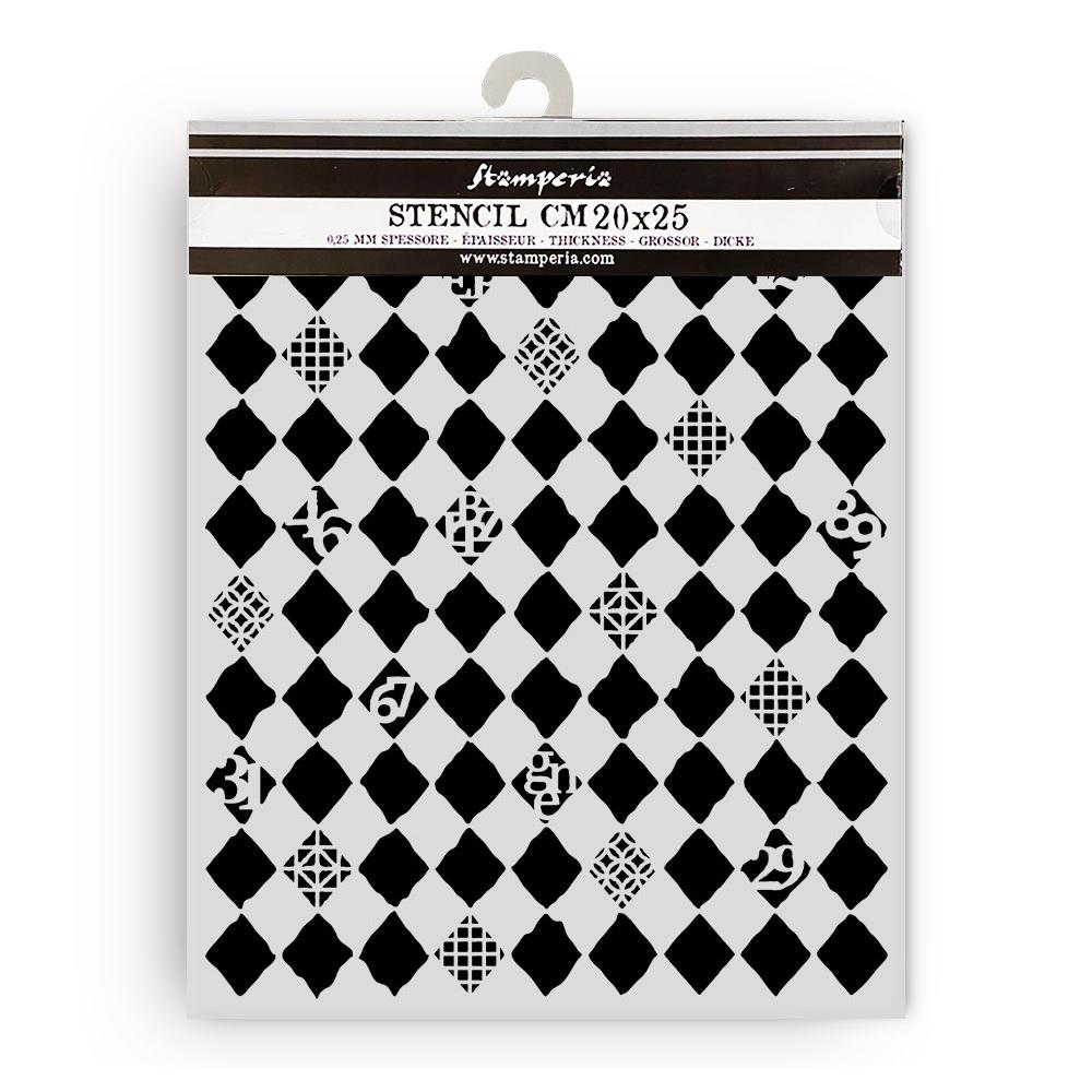 {coming soon!} Rhombus Pattern 8x10 Stencil | Furry Friends