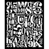 {coming soon!} Numbers And Letters 8x10 Stencil | Furry Friends