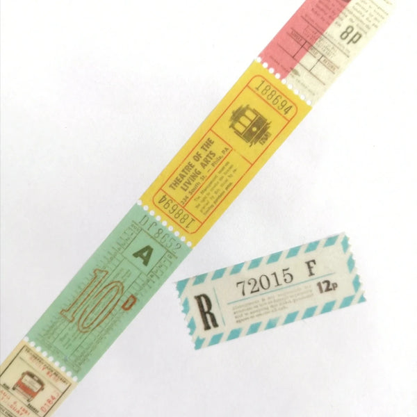 Perforated Tickets Washi Tape