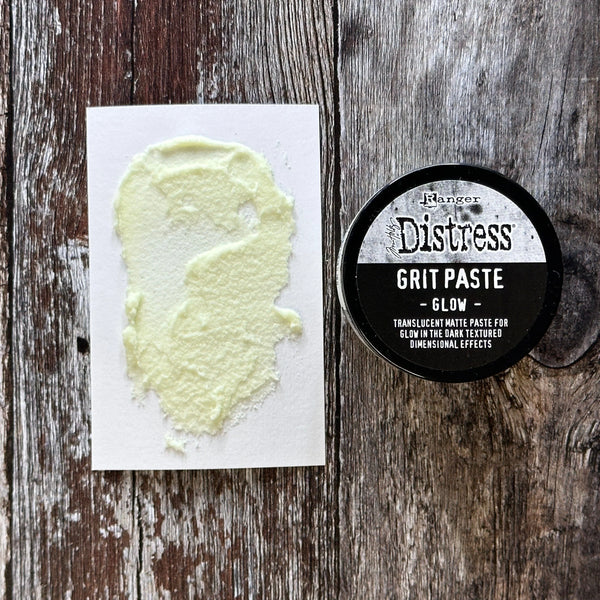 Grit Paste Glow | Halloween {Tim Holtz Distress}