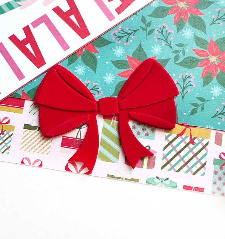Gift Card Holder With A Bow Die