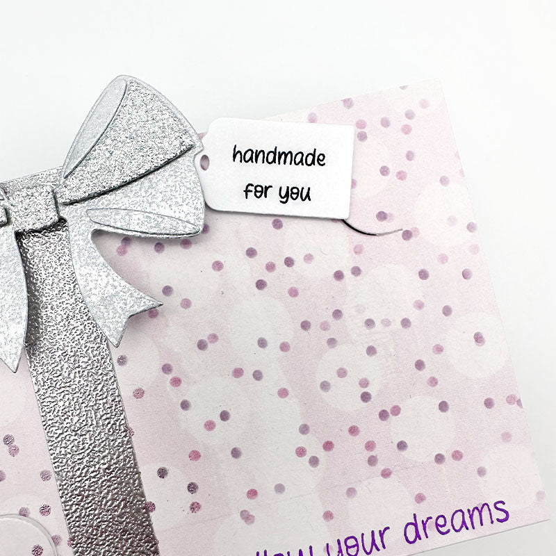 Gift Card Holder With A Bow Die