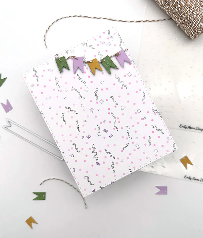 Confetti Layered Stencil