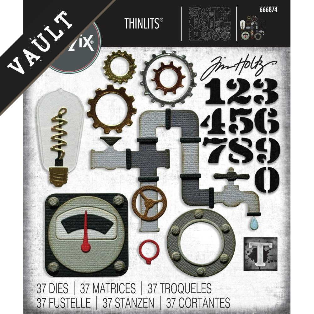 Industrial Die Set | Tim Holtz 2025 Vault Release No. 3