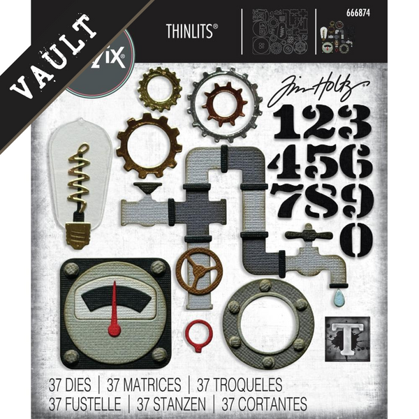 Industrial Die Set | Tim Holtz 2025 Vault Release No. 3