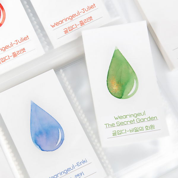 Ink Drop Color Swatch Cards