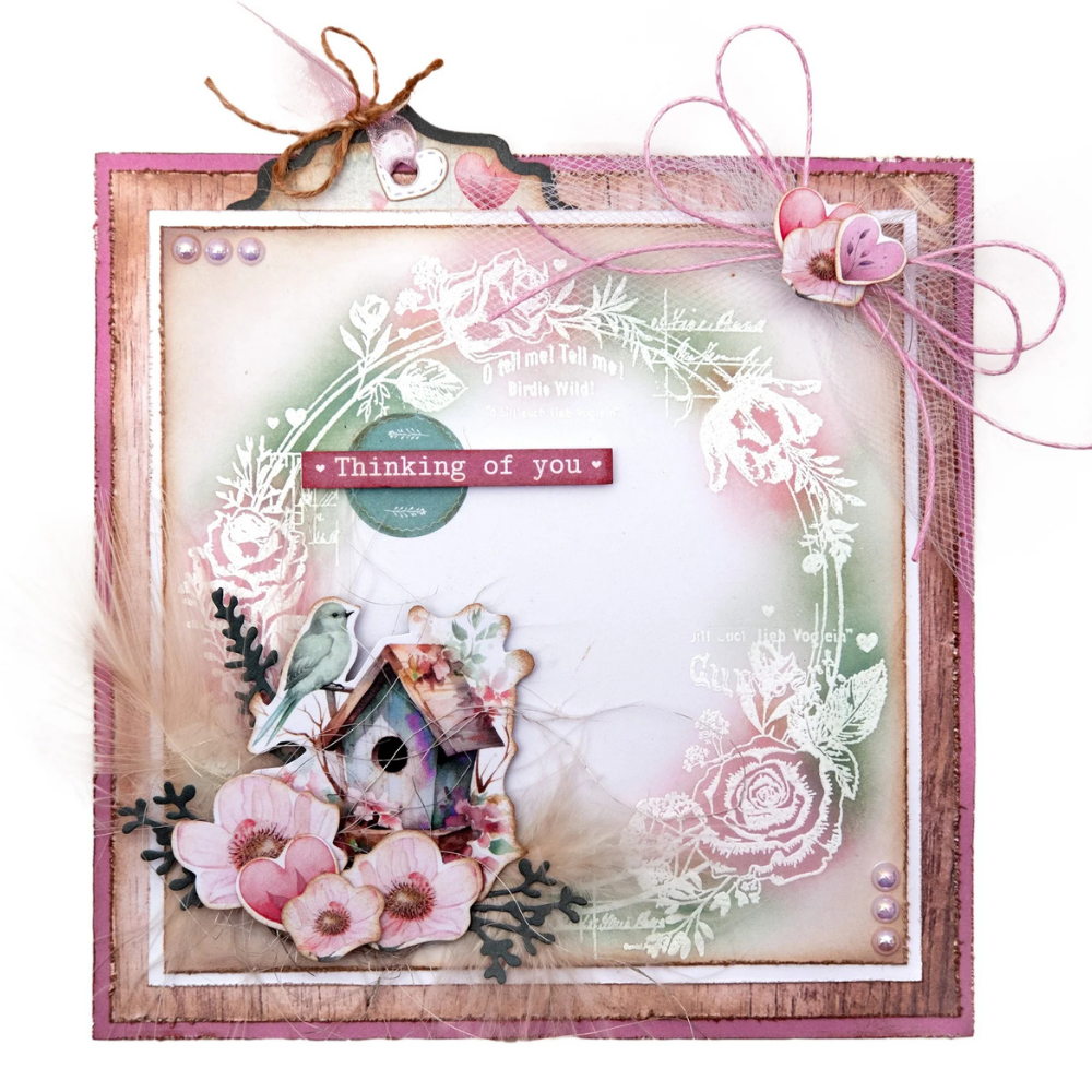 Clear Stamps Flower Circle Frame Clear Stamp | Jenine's Mindful Art