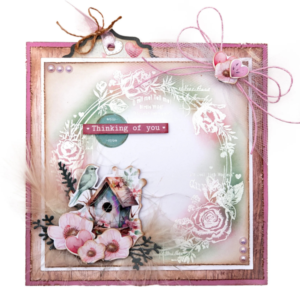 Clear Stamps Flower Circle Frame Clear Stamp | Jenine's Mindful Art